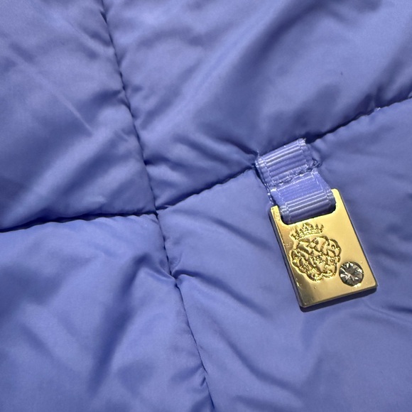 Patty Kim Audrey short sleeve puffer vest size medium women’s lavender - Picture 4 of 6